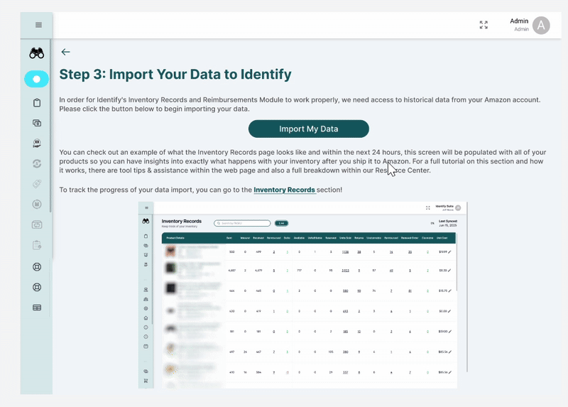 Data Import Animation